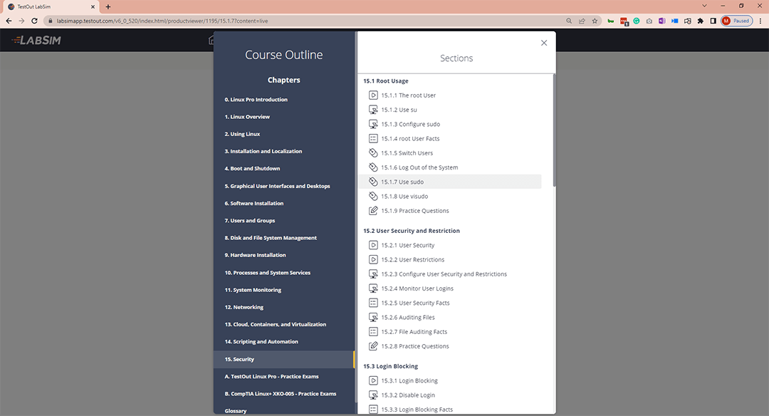 TestOut Course Announcement Linux Pro 6